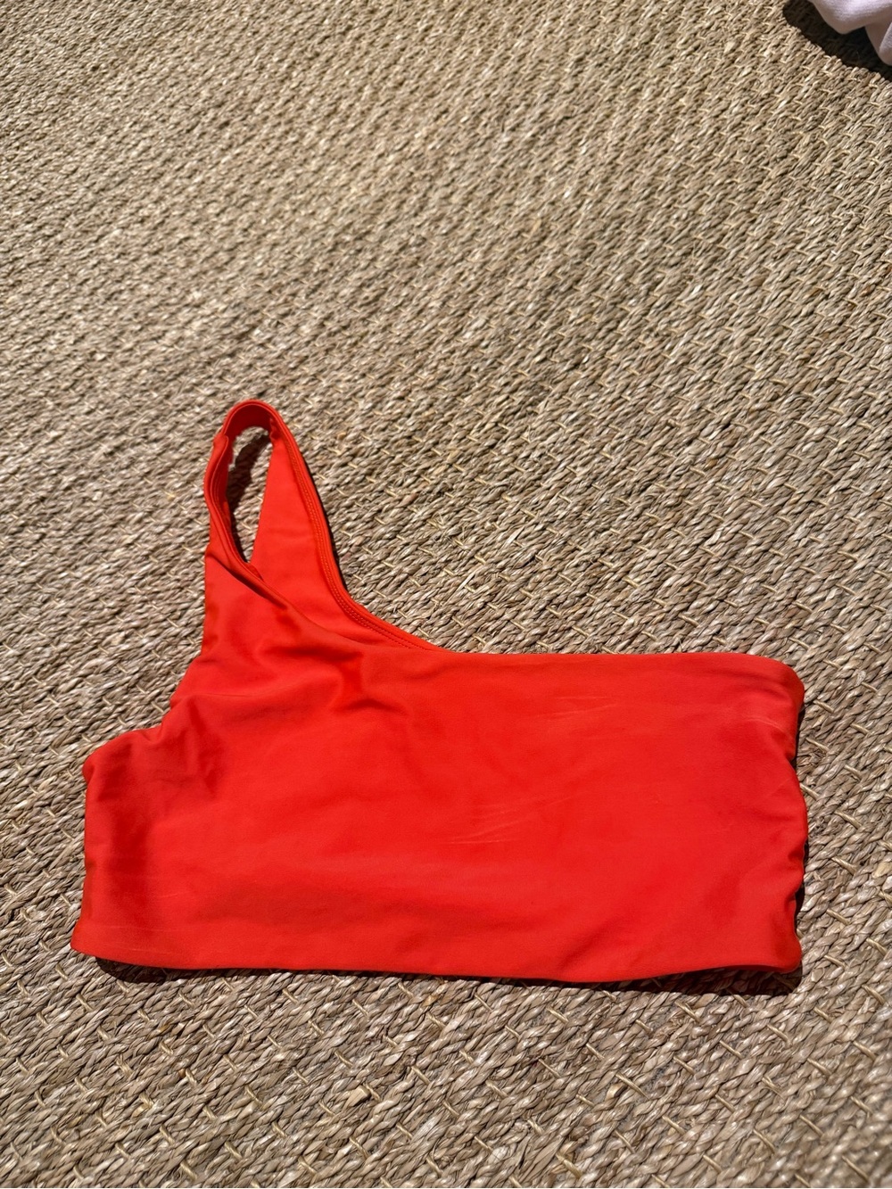Mikoh One-Shoulder Red Bikini Top